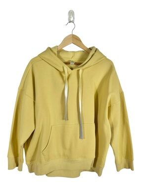 Green Tea Yellow Fleece Lined Hoodie Size XXL